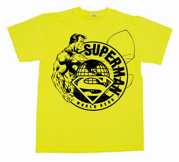 Superman World Hero T-Shirt cotton officially licensed