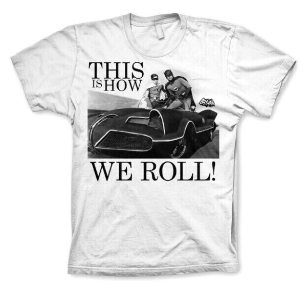 Batman How We Roll T-Shirt cotton officially licensed