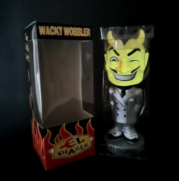 Case of 6 x EL DIABLO silver suit bobble-head Funko Wacky Wobbler - Image 3