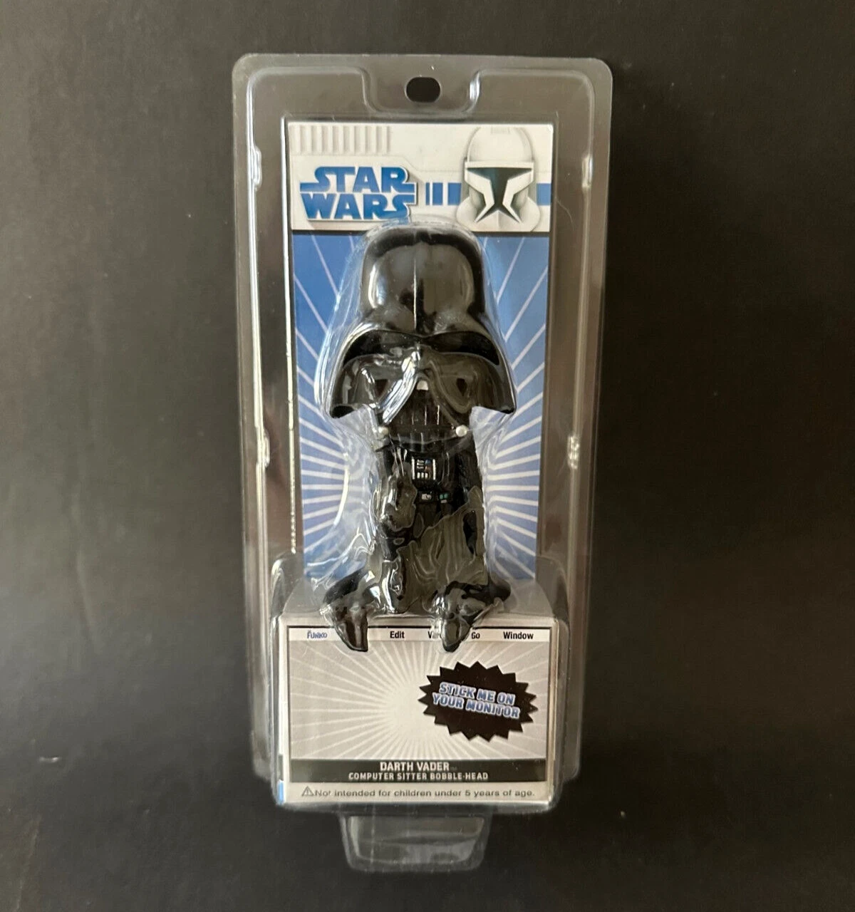 Darth Vader computer-sitter bobble-head Funko Wacky Wobbler - Image 3