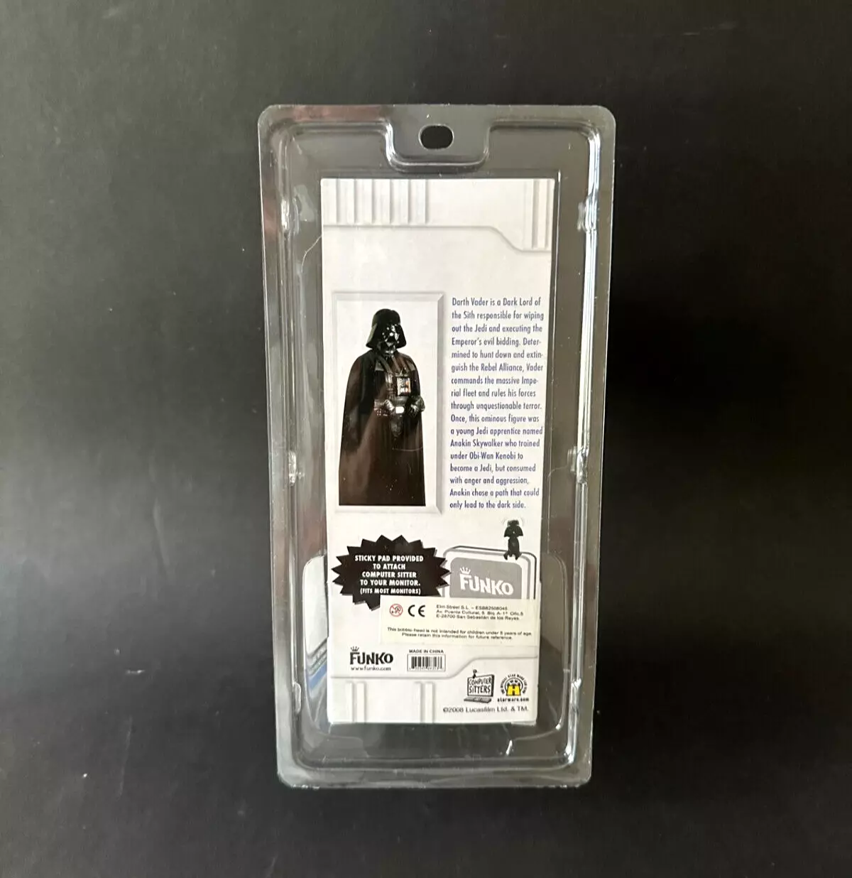 Darth Vader computer-sitter bobble-head Funko Wacky Wobbler - Image 4