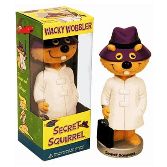 Hanna Barbera SECRET SQUIRREL bobble-head Funko Wacky Wobbler