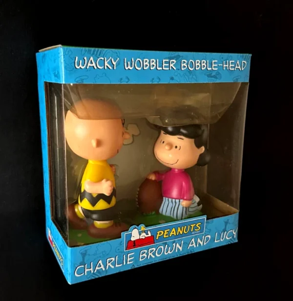 Peanuts CHARLIE and LUCY bobble-head 16cm Funko Wacky Wobbler - Image 2