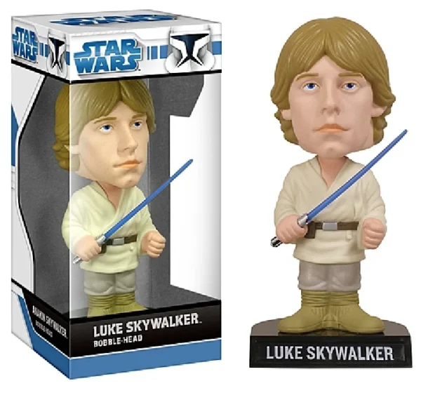 LUKE SKYWALKER bobble-head Funko Wacky Wobbler