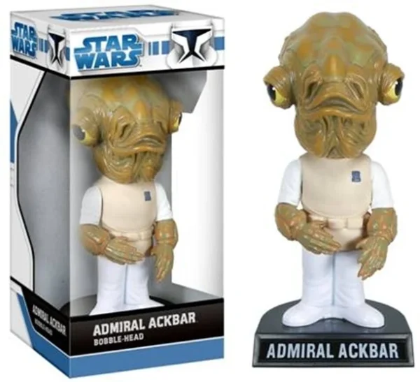 ADMIRAL ACKBAR bobble-head Funko Wacky Wobbler