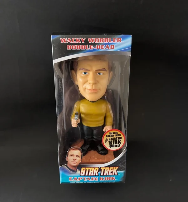 Star Trek CAPTAIN KIRK bobble-head Funko Wacky Wobbler - Image 2