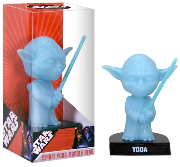 YODA glowing-in-the-dark bobble-head Funko Wacky Wobbler