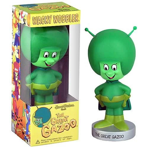Hanna Barbera GREAT GAZOO bobble-head Funko Wacky Wobbler