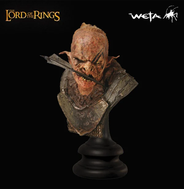 LORD OF THE RINGS WOUNDED ORC bust Weta Sideshow
